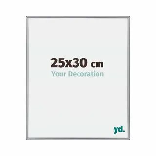Your Decoration Fotokader 25x30 Cm - Zilver Hoogglans - Kunststof - Annecy