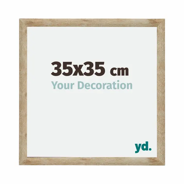 Yd. Your Decoration - Bilderrahmen 35x35 Cm - Gold - Bilderrahmen Aus Mdf Mit Acrylglas - Antireflex - 35x35 Rahmen - Catania thumbnail