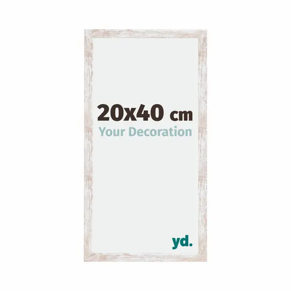 Your Decoration Fotokader 20x40 Cm - White Wash - Mdf - Catania thumbnail