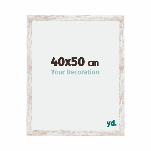 Your Decoration Fotokader 40x50 Cm - White Wash - Mdf - Catania thumbnail