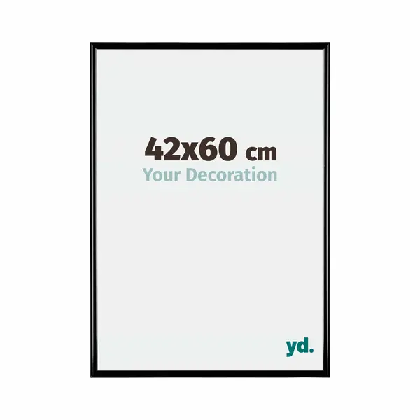 Your Decoration Fotokader 42x60 Cm - Zwart Hoogglans - Kunststof - Bordeaux thumbnail