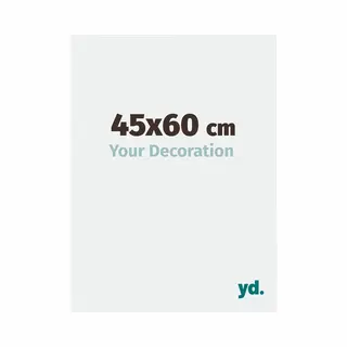 Your Decoration Fotokader 45x60 Cm - Wit Hoogglans - Kunststof - Bordeaux