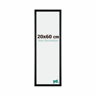 Your Decoration Fotokader 20x60 Cm - Zwart Mat - Kunststof - Bordeaux