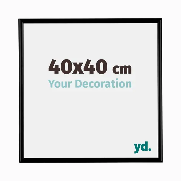 Your Decoration Fotokader 40x40 Cm - Zwart Mat - Kunststof - Bordeaux thumbnail