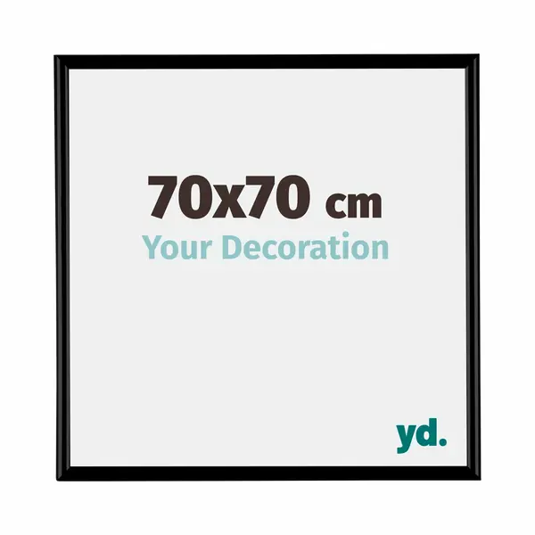 Your Decoration Fotokader 70x70 Cm - Zwart Mat - Kunststof - Bordeaux thumbnail