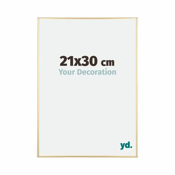 Your Decoration Fotokader 21x30 Cm - Goud - Aluminium - Kent thumbnail