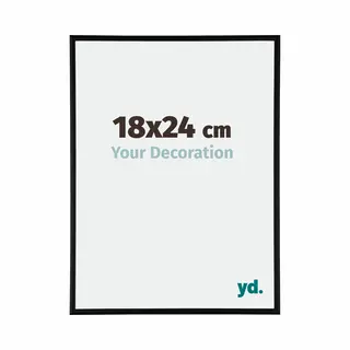 Your Decoration Fotokader 18x24 Cm - Zwart Mat - Aluminium - Kent