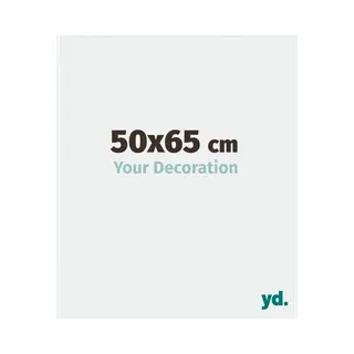 Your Decoration Fotokader 50x65 Cm - Wit Hoogglans - Kunststof - Evry