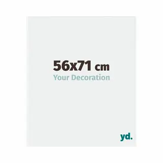 Your Decoration Fotokader 56x71 Cm - Wit Hoogglans - Kunststof - Evry