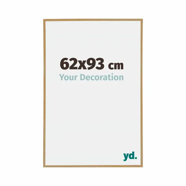 yd. Your Decoration - Picture Frame 62x93 Cm - Beech Light - Decorative Wall Frame In Plastic With Antireflection - Frame 62x93 - Evry thumbnail