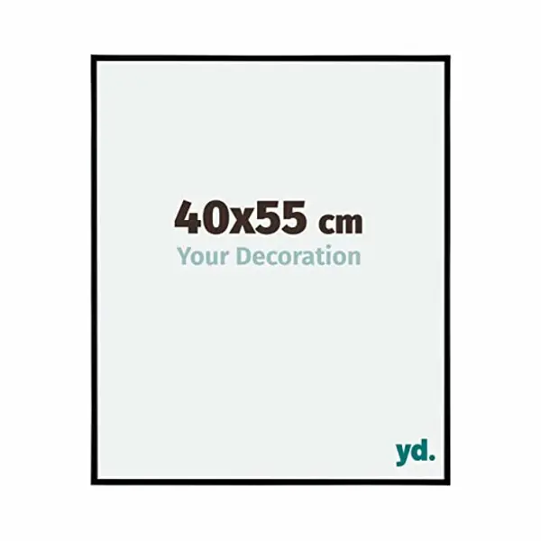 yd. Your Decoration Fotokader 40 X 55 Cm, Zwart Mat, Fotokader Van Kunststof Met Acrylglas, Ontspiegeld, Kader, 40 X 55 Cm, Evry thumbnail
