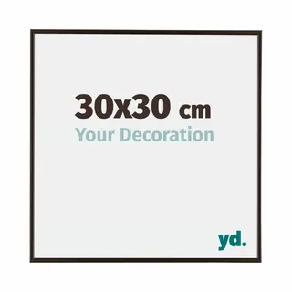 Your Decoration Fotokader 30x30 Cm - Antraciet - Kunststof - Evry