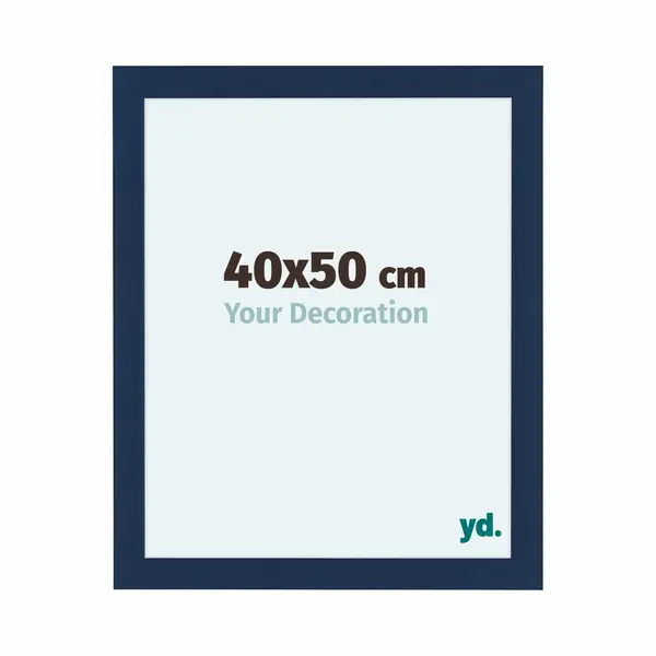 Your Decoration Fotokader 40x50 Cm - Donkerblauw Geveegd - Mdf - Como thumbnail