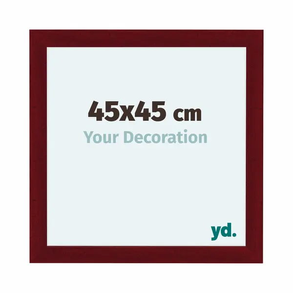 Your Decoration Fotokader 45x45 Cm - Wijnrood Geveegd - Mdf - Como thumbnail