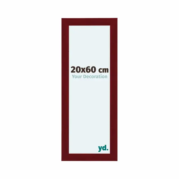 Your Decoration Fotokader 20x60 Cm - Wijnrood Geveegd - Mdf - Como thumbnail