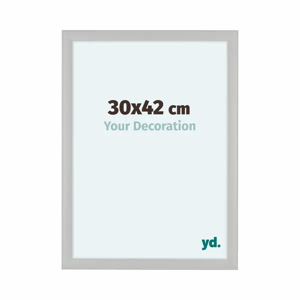 Your Decoration Fotokader 30x42 Cm - Wit - Houtnerf - Mdf - Como thumbnail