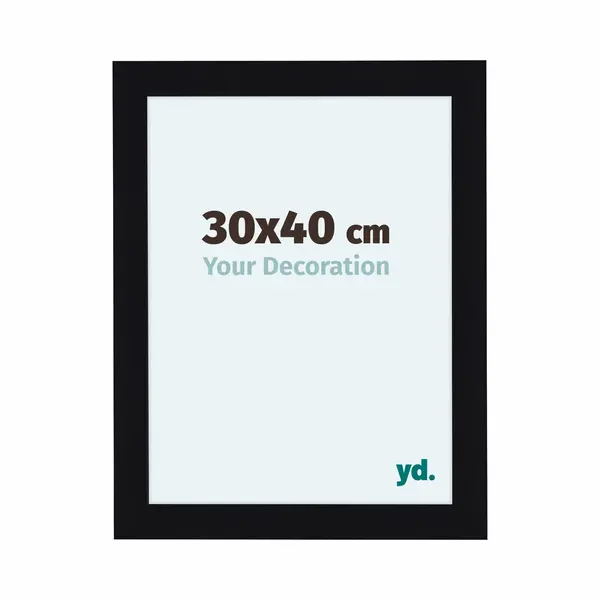 Your Decoration Fotokader 30x40 Cm - Zwart Hoogglans - Mdf - Como thumbnail