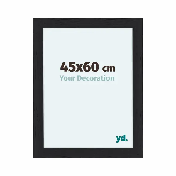 Your Decoration Fotokader 45x60 Cm - Zwart - Houtnerf - Mdf - Como thumbnail