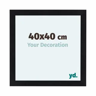 Your Decoration Fotokader 40x40 Cm - Zwart Mat - Mdf - Como
