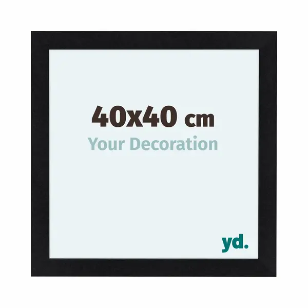 Your Decoration Fotokader 40x40 Cm - Zwart Mat - Mdf - Como thumbnail