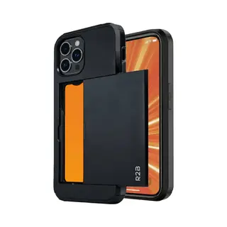 R2B Hoesje Geschikt Voor IPhone 15 Pro Max Met Pasjeshouder - 3 Pasjes - Screenprotector - Telefoonhoesjes - Gsm Hoesje - Phone Case - Model Utrecht