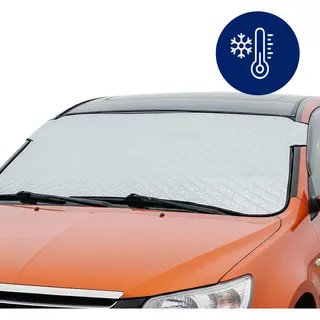 R2B Antivries Deken Auto Voorruit - 100 X 145 Cm - 4 Laagse Bescherming - Geschikt Als Zonnescherm Auto - Vriesdeken Auto - Anti-vries Deken -