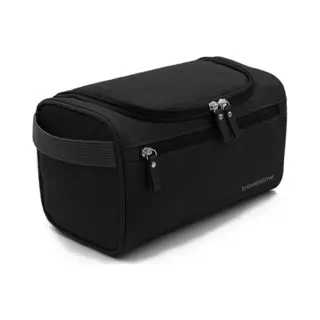 TravelTime® Toilettas - Grote Inhoud - Lichtgewicht - Ophangbaar - Voor Mannen En Vrouwen - Zwart