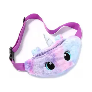 Mylinsé Unicorn Heuptasje Meisje – Paars Pluche Fanny Pack – Verstelbare Riem – Vanaf 5 Jaar – Kinder Heuptas Unicorn Design