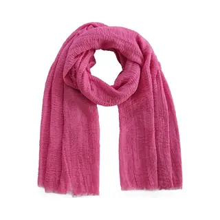Emilie Scarves The All Time Essential Scarf - Sjaal - Fuchsia Roze - Linnen - Viscose