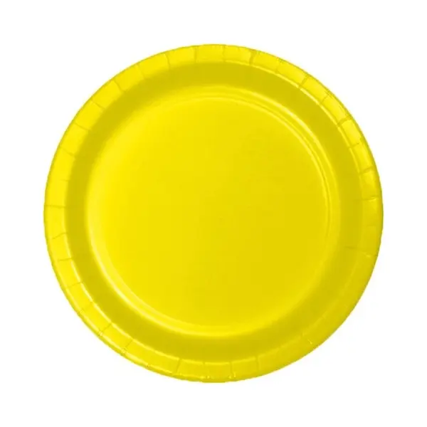 Kartonnen Bordjes Geel – 23 Cm (40 Stuks) thumbnail