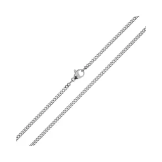 Fako Bijoux® - Schakelketting - Ketting Bijoux - 2mm - 54cm - Zilverkleurig