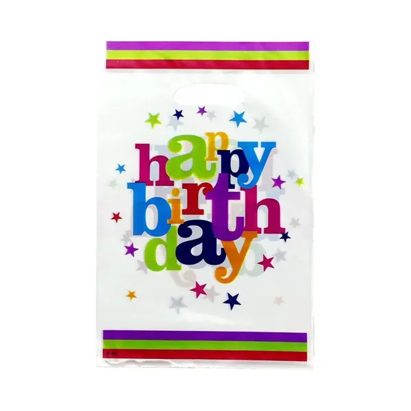 Fako Bijoux 10x Plastic Uitdeelzakjes - Traktatie Zakjes Voor Uitdeelcadeautjes - Uitdeelzakjes Kinderfeestje - Uitdeeltasjes - Verjaardag - Feestje - 10 Stuks - thumbnail