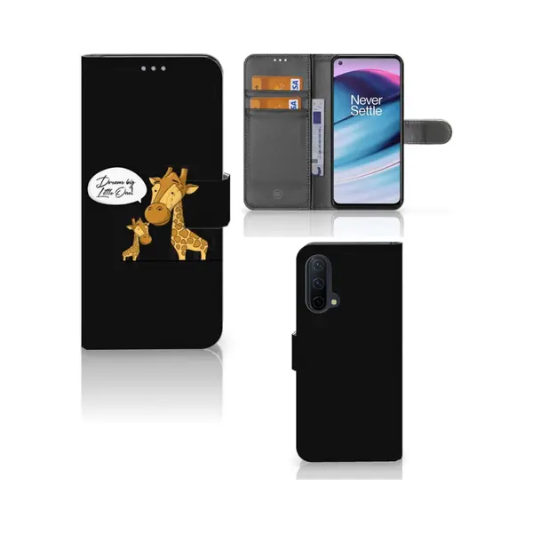 B2Ctelecom OnePlus Nord Ce 5G Leuk Hoesje Giraffe thumbnail