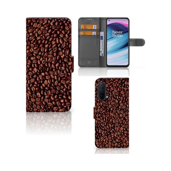 B2Ctelecom OnePlus Nord Ce 5G Book Cover Koffiebonen thumbnail