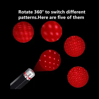 Usb Atmosphere Lights -rood | Galaxy Projector | Sterren Projector | Auto Lamp | Auto Sterrenhemel | Sterrenhemel | Romantische