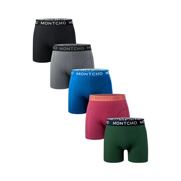 Heren Boxershorts - Onderbroeken Heren - Boxershorts - Ondergoed - Hue Fusion - 5 Voordeelpack - Maat, (S - Xxl) - Dazzle Series - Montcho thumbnail