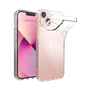Lennexo Transparant Hoesje Geschikt Voor IPhone 13 Mini - Back Cover Telefoonhoesje