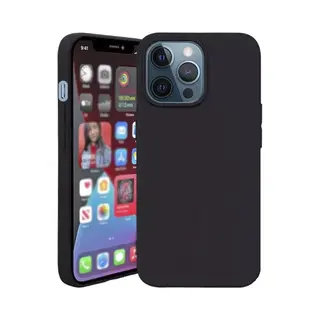 Lennexo IPhone 13 Pro Hoesje | Zwarte Siliconen Hoesje | Tpu Back Cover Hoes | Bescherm Hoesje IPhone 13 Pro - Zwart