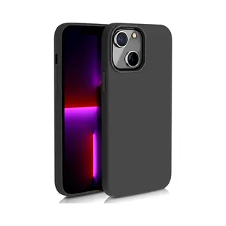 Lennexo IPhone 14 Plus Hoesje | Zwarte Siliconen Hoesje | Tpu Back Cover Hoes | Bescherm Hoesje IPhone 14 Plus - Zwart