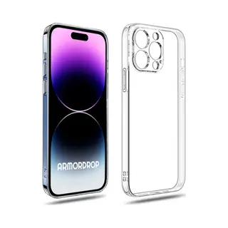Armordrop Transparant Hoesje Geschikt Voor IPhone 14 Pro Hoesje - Stevige Beschermhoesje