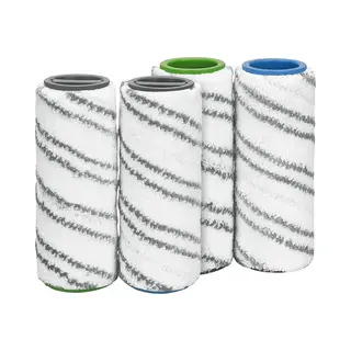 4x Rollers Grijs Geschikt Voor Karcher FC3 FC3D FC5 FC7 Floor Cleaner Onderdelen Vervanging Rollen 2.055-007.0 Dweil Pad Mop Microfiber