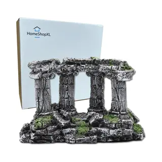 HomeShopXL Aquarium Decoratie - Ornamenten - 1 Stuk - Griekse Tempel