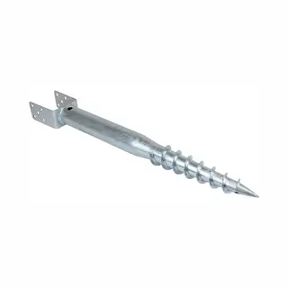 Wovar U-pfostenhalter Mit Spiralstift Für 10x10 Pfosten - Pro Stück