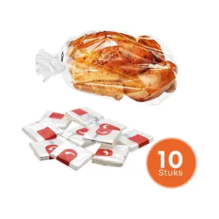 Yugn 10 Braadzakken Voor In De Oven – Braadzak 10 Stuks – 2-in-1 Oven En Magnetron - Kookzak 38x24 Cm - Inclusief Sluitstrips - EBook Toegang