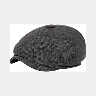 FlatCaps - Heren Pet - Baret Heren - Heren Kleding - Cadeau Man - Flat Cap - Donker Grijs