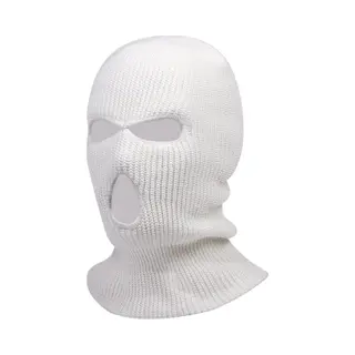 Ski Mask Wit – Balaclava – Skimasker – Bivakmuts – Full Face Mask – 3 Gaats – Skiën – Motor – Onesize – Unisex