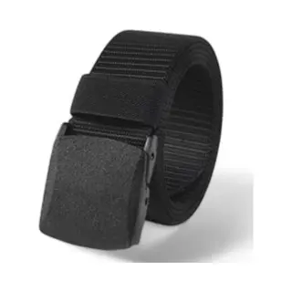 Loud And Clear® - Riem - Broekriem - Koppelriem - Zonder Gaatjes - Heren - Dames - Zwart - 120cm