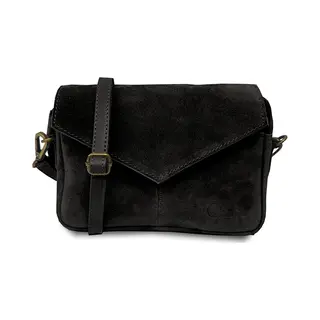 Chabo Bags Envelop Schoudertasje Rio Romy Suede Black