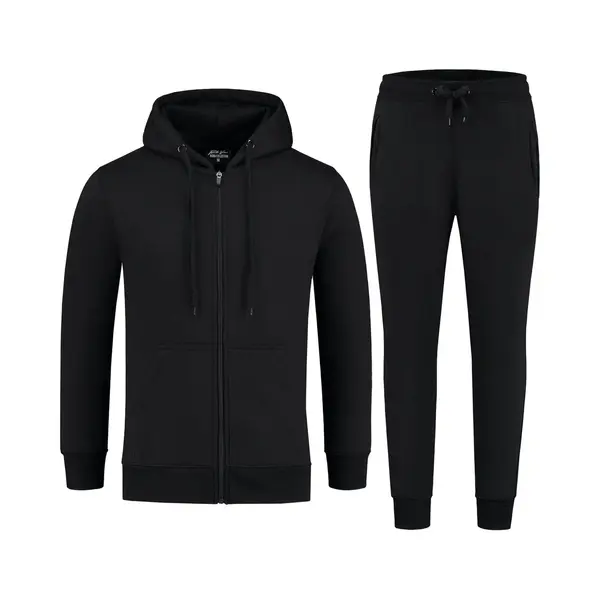 Paulo Vici Tracksuit - Trainingspak Heren - Joggingpak - Zwart thumbnail