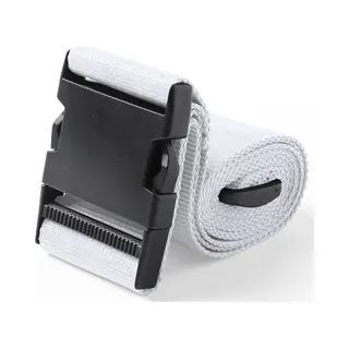 Kofferriem - Bagageriem - Spanband Bagage - Kofferband - Reisaccessoires - Verstelbaar - 180 Cm - Wit